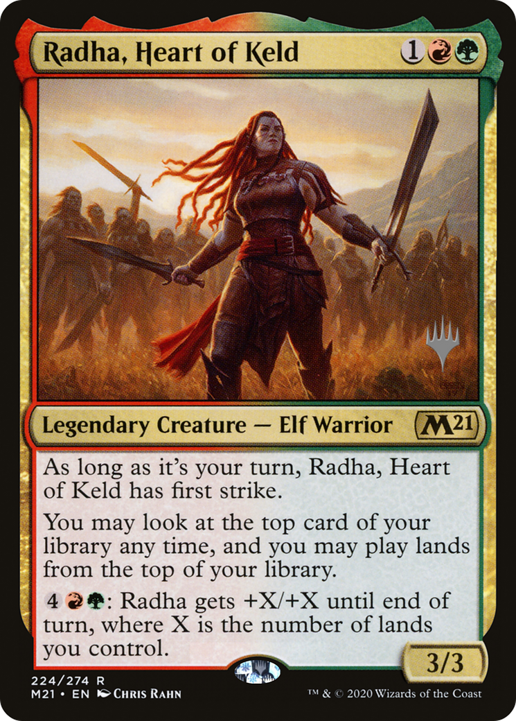 Radha, Heart of Keld (PPM21-224P) [Promo Pack: Core Set 2021 Promos]