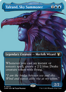 Talrand, Sky Summoner (CMM-673) [Commander Masters] (Borderless) Foil