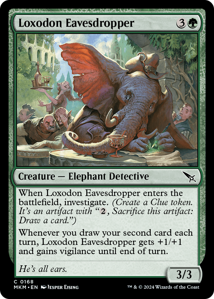 Loxodon Eavesdropper (MKM-168) [Murders at Karlov Manor]