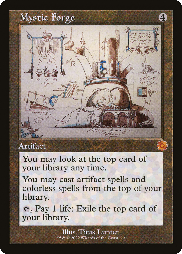 Mystic Forge (Schematic) (BRR-099) [The Brothers' War Retro Artifacts]