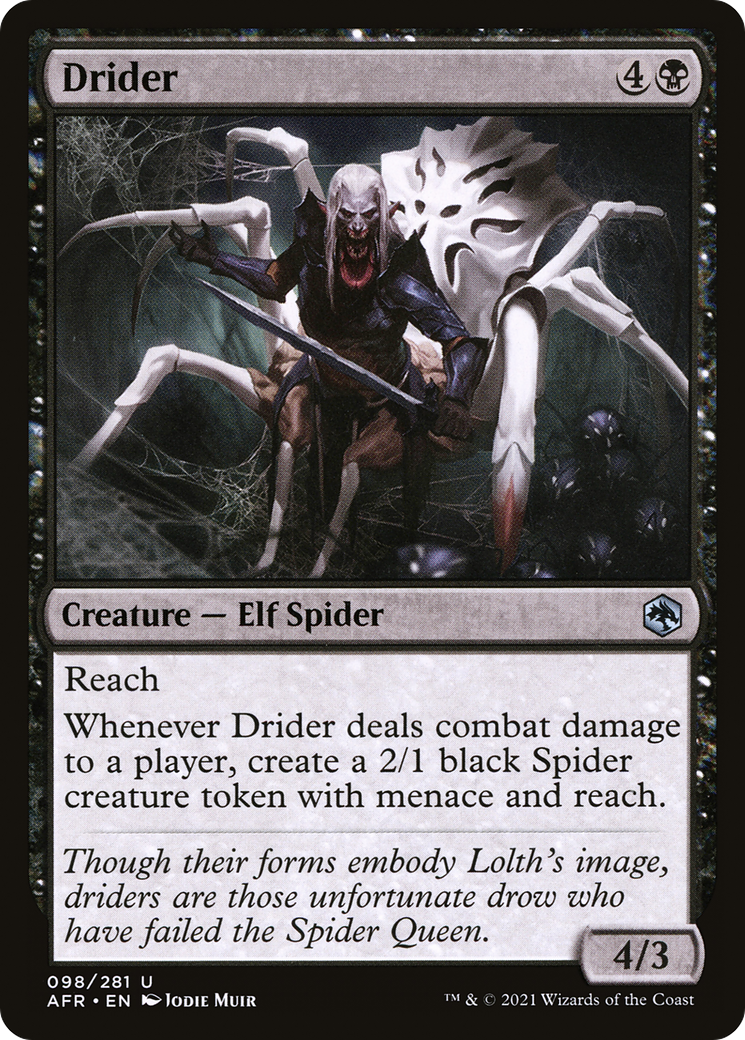 Drider (AFR-098) [Adventures in the Forgotten Realms] Foil