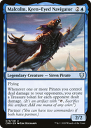 Malcolm, Keen-Eyed Navigator (CMR-079) [Commander Legends]
