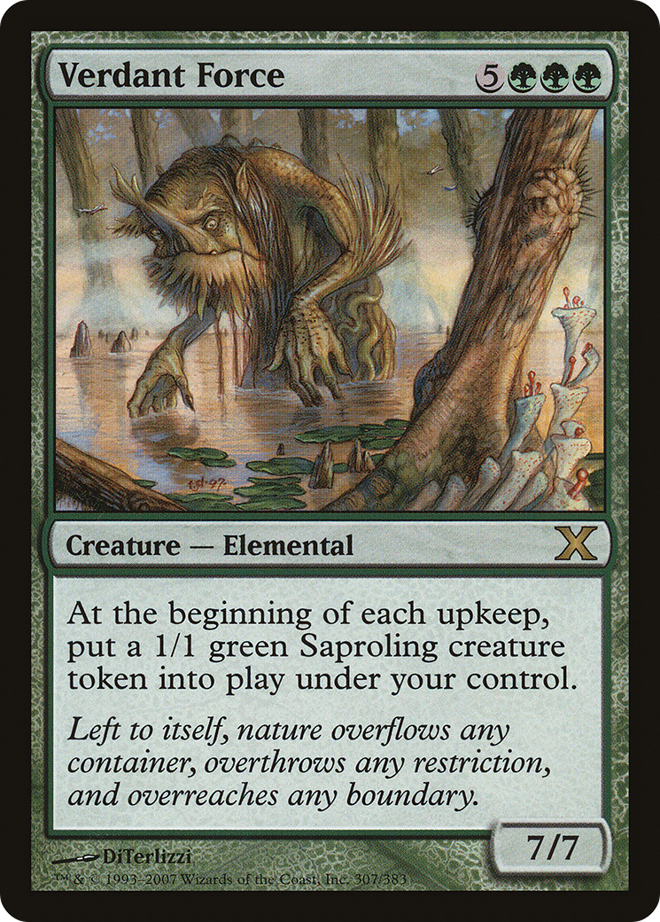 Verdant Force (10E-307) [Tenth Edition] Foil