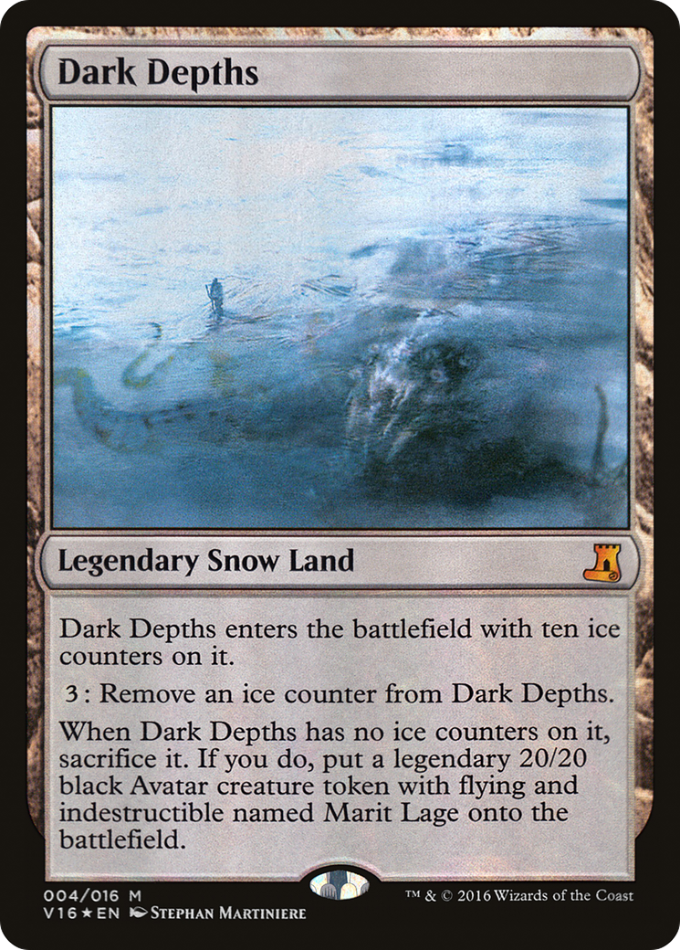 Dark Depths (V16-004) [From the Vault: Lore] Foil