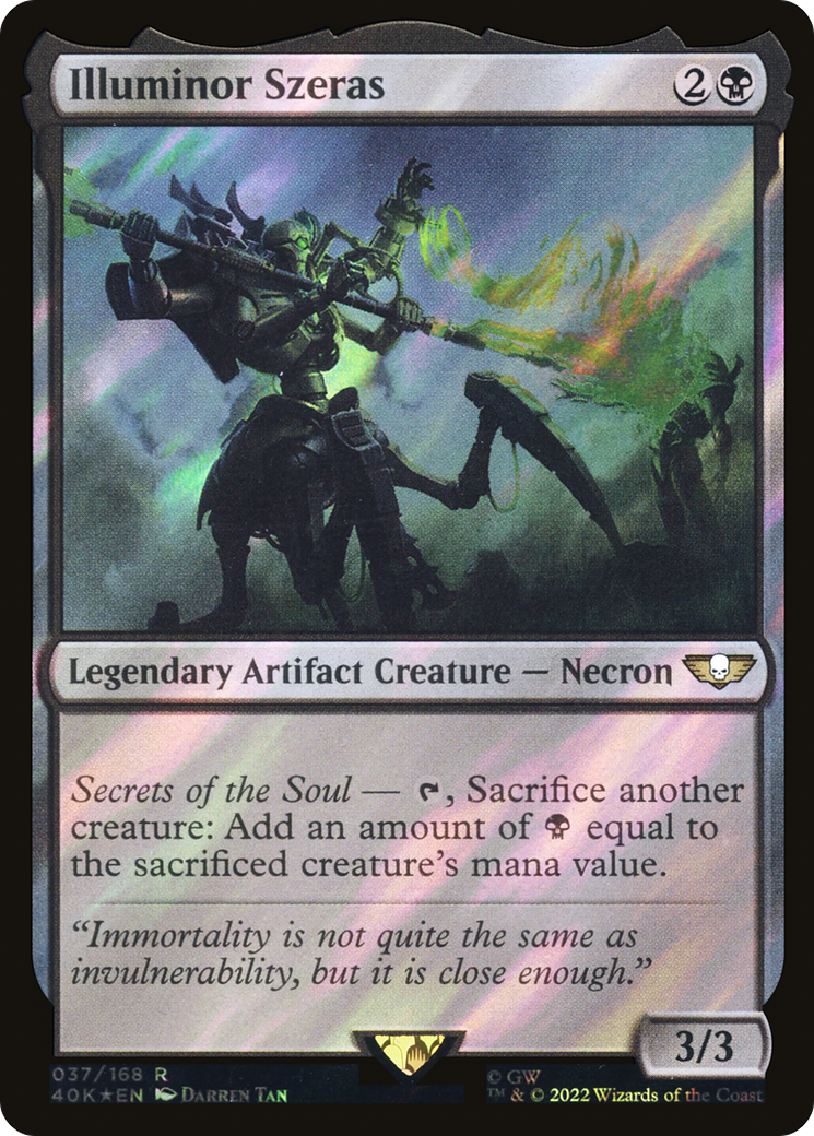 Illuminor Szeras (Surge Foil) (40K-037) [Warhammer 40,000 Commander] Foil