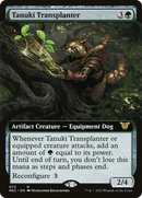 Tanuki Transplanter (Extended Art) (NEC-072) [Neon Dynasty Commander]