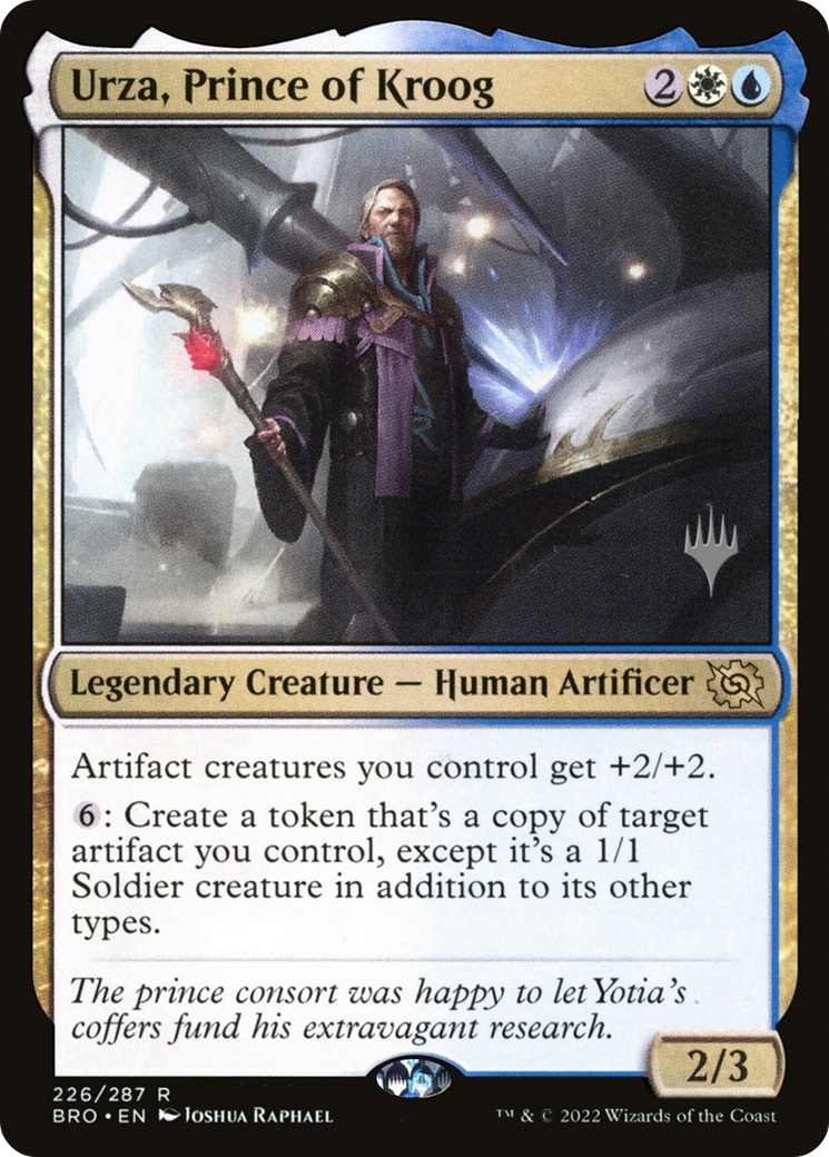Urza, Prince of Kroog (PPBRO-226) [Promo Pack: The Brothers' War Promos]
