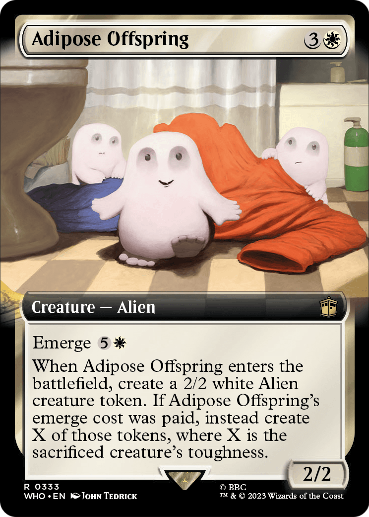 Adipose Offspring (Extended Art) (WHO-333) [Doctor Who] Foil