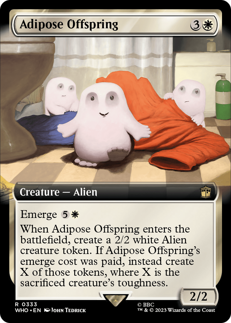Adipose Offspring (WHO-333) [Doctor Who]: (Extended Art) Foil