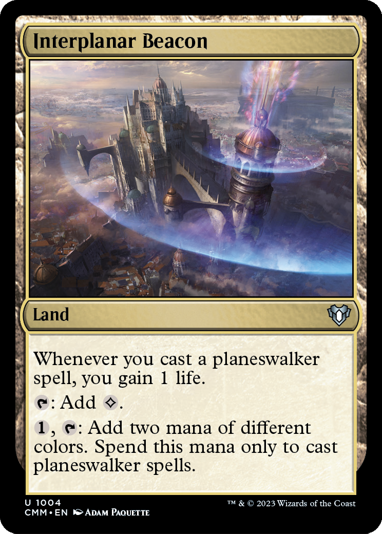 Interplanar Beacon (CMM-1004) [Commander Masters]