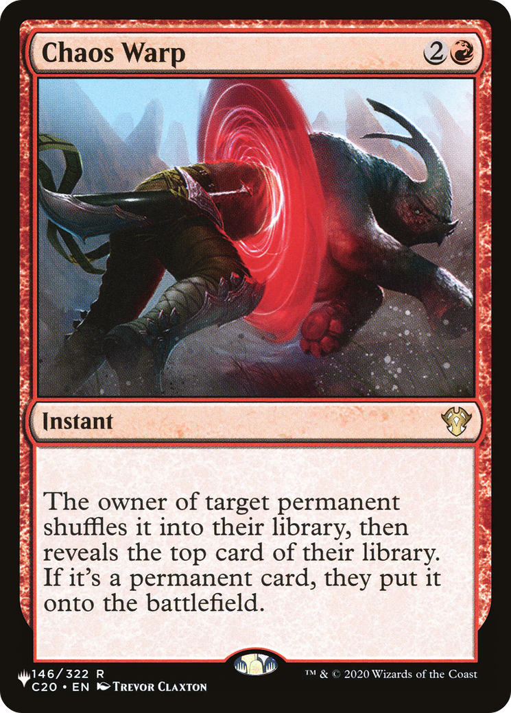 Chaos Warp (LIST-C20-146) [The List]