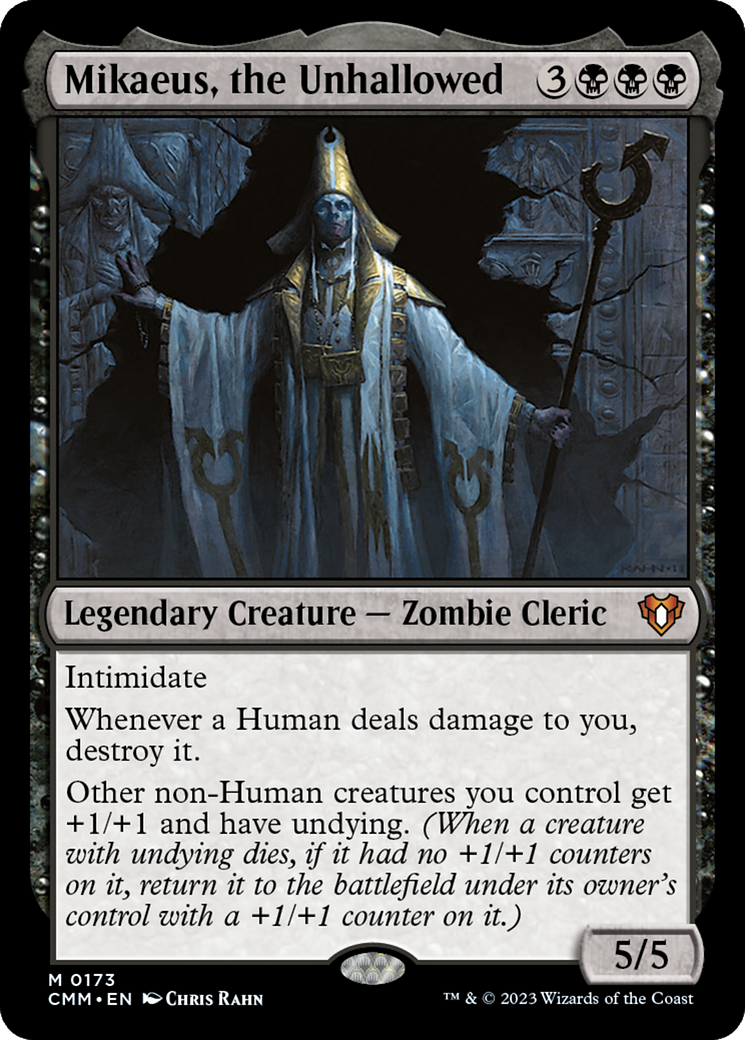 Mikaeus, the Unhallowed (CMM-173) [Commander Masters] Foil