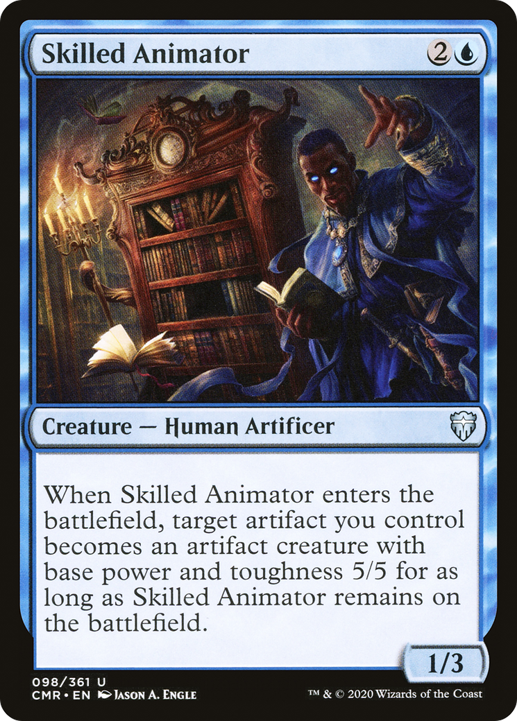 Skilled Animator (CMR-098) [Commander Legends]