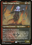 Nahiri, Forged in Fury (MAT-136) [March of the Machine: The Aftermath] Etched Foil