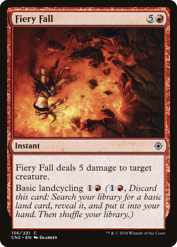 Fiery Fall (CN2-156) [Conspiracy: Take the Crown]