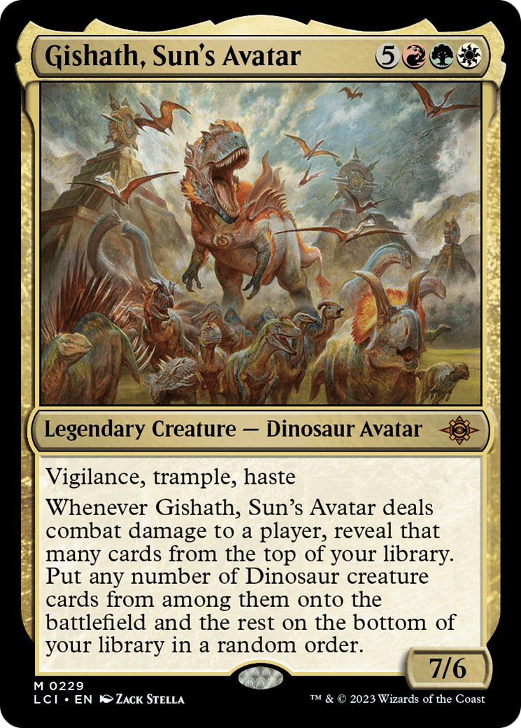 Gishath, Sun's Avatar (LCI-229) [The Lost Caverns of Ixalan]