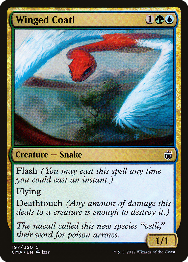 Winged Coatl (CMA-197) [Commander Anthology]