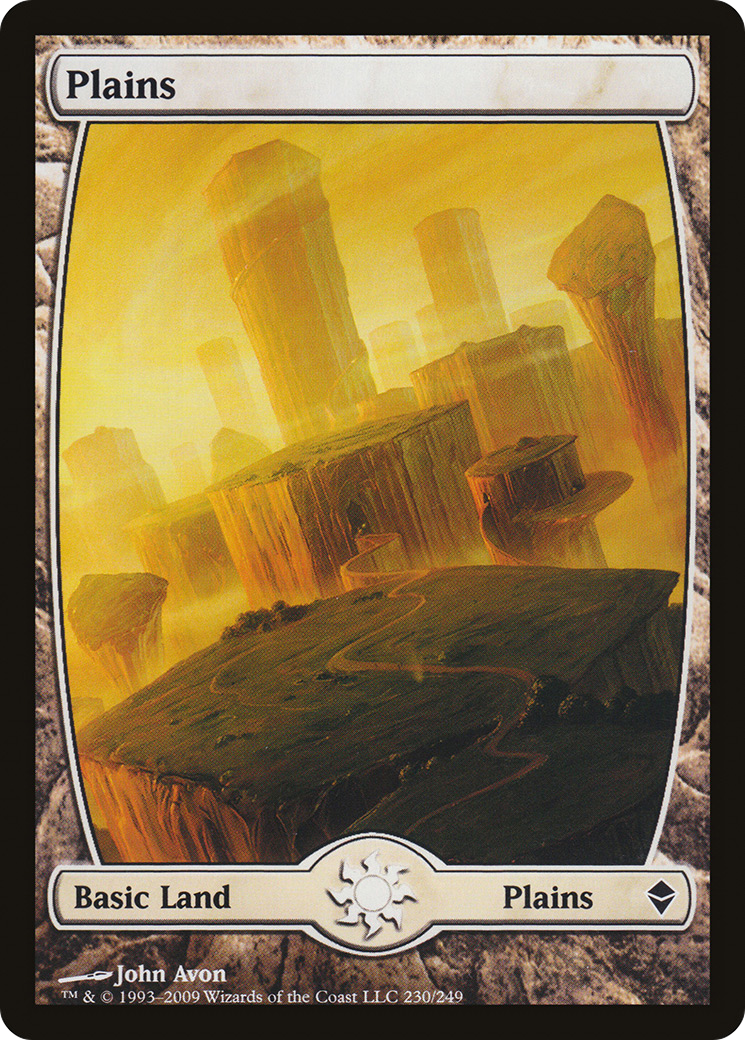 Plains (230) - Full Art (ZEN-230) [Zendikar]