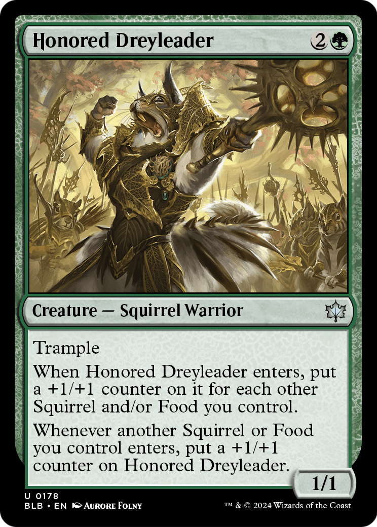 Honored Dreyleader (BLB-178) [Bloomburrow]