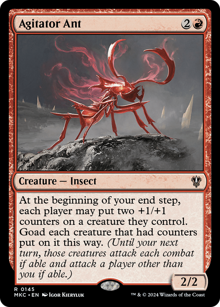 Agitator Ant (MKC-145) [Murders at Karlov Manor Commander]