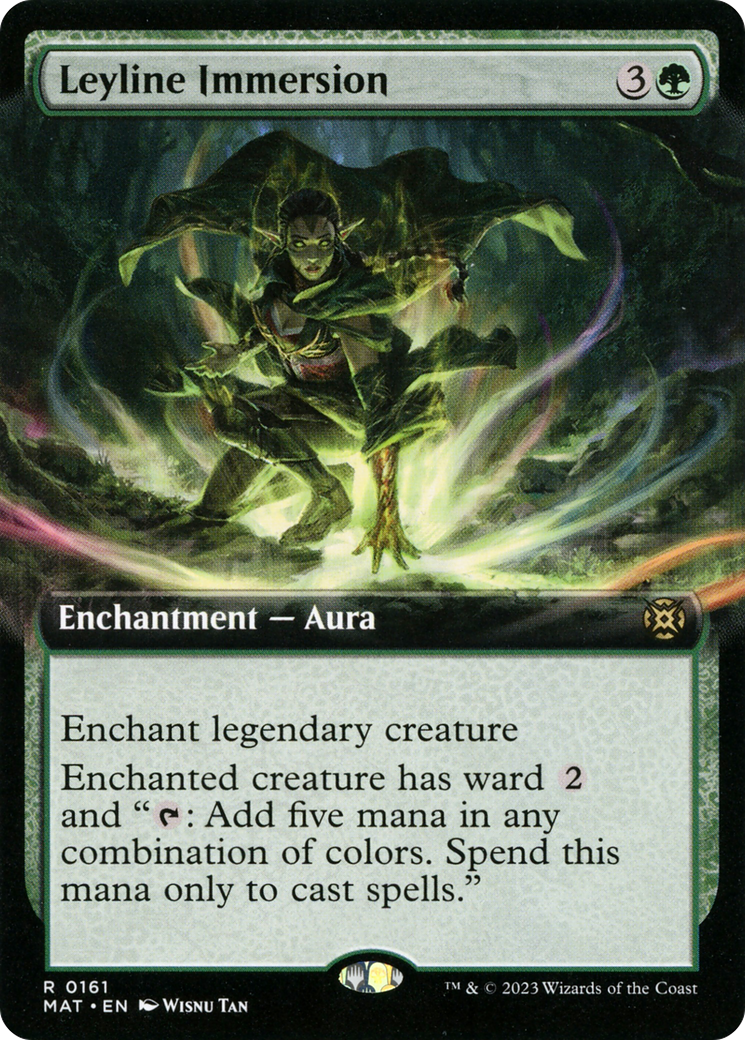 Leyline Immersion (MAT-161) [March of the Machine: The Aftermath]: (Extended Art) Foil
