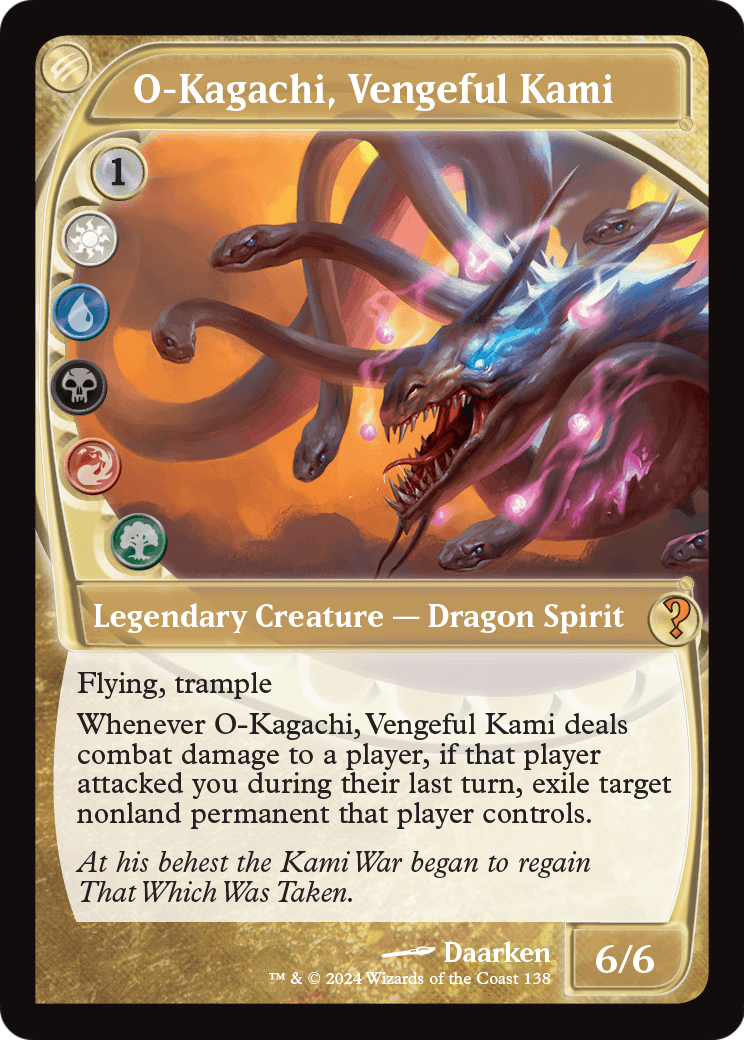O-Kagachi, Vengeful Kami (Future Sight) (MB2-138) [Mystery Booster 2]