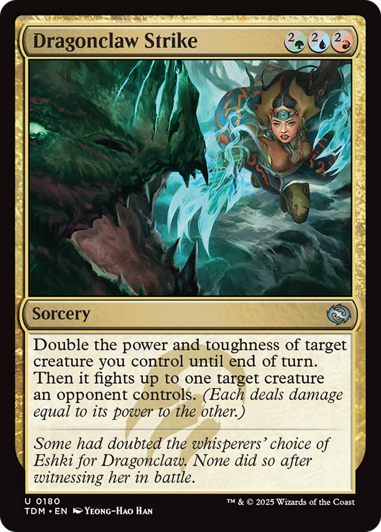 Dragonclaw Strike (TDM-180) [Tarkir: Dragonstorm]