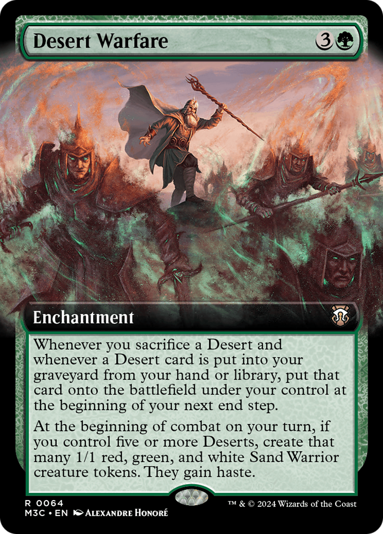 Desert Warfare (M3C-064) [Modern Horizons 3 Commander]: (Extended Art)