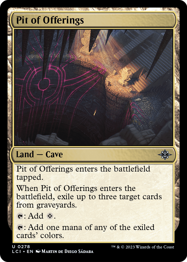 Pit of Offerings (LCI-278) [The Lost Caverns of Ixalan]