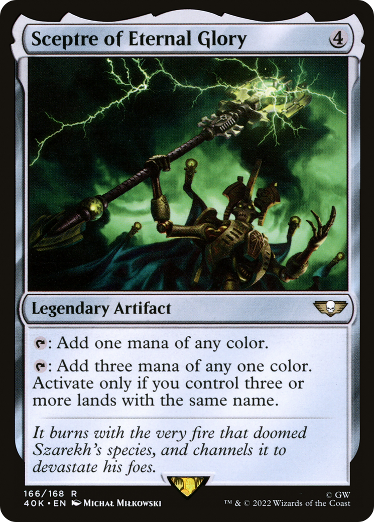 Sceptre of Eternal Glory (40K-166) [Warhammer 40,000 Commander]