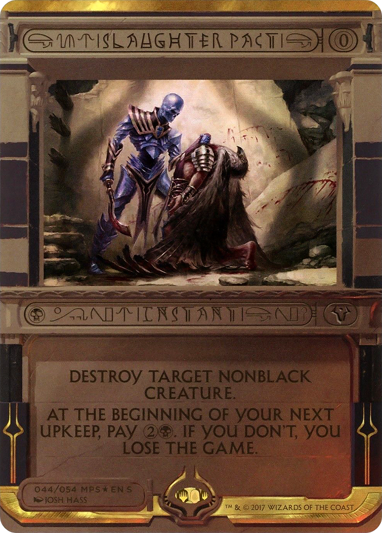 Slaughter Pact (MPS2-044) [Amonkhet Invocations] (Borderless) Foil