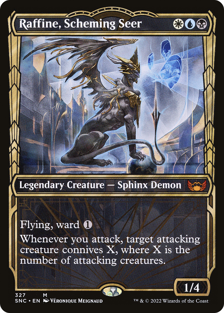 Raffine, Scheming Seer (SNC-327) [Streets of New Capenna]: (Showcase)