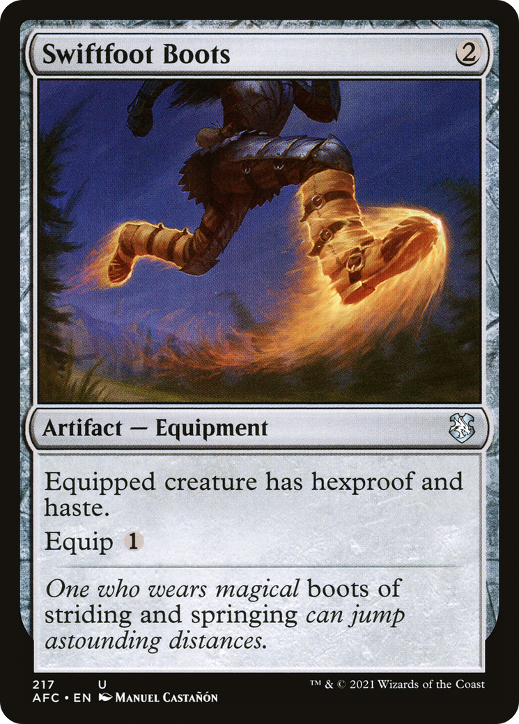 Swiftfoot Boots (AFC-217) [Forgotten Realms Commander]