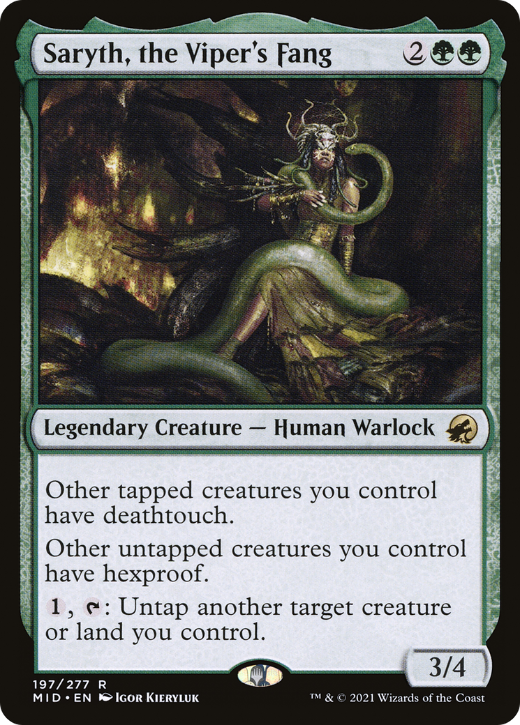 Saryth, the Viper's Fang (MID-197) [Innistrad: Midnight Hunt]