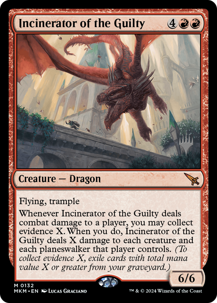 Incinerator of the Guilty (PPMKM-132) [Promo Pack: Murders at Karlov Manor Promos]