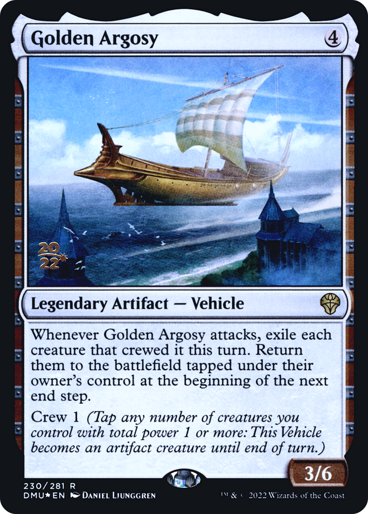 Golden Argosy (PRE-230) [Dominaria United Promos] Foil