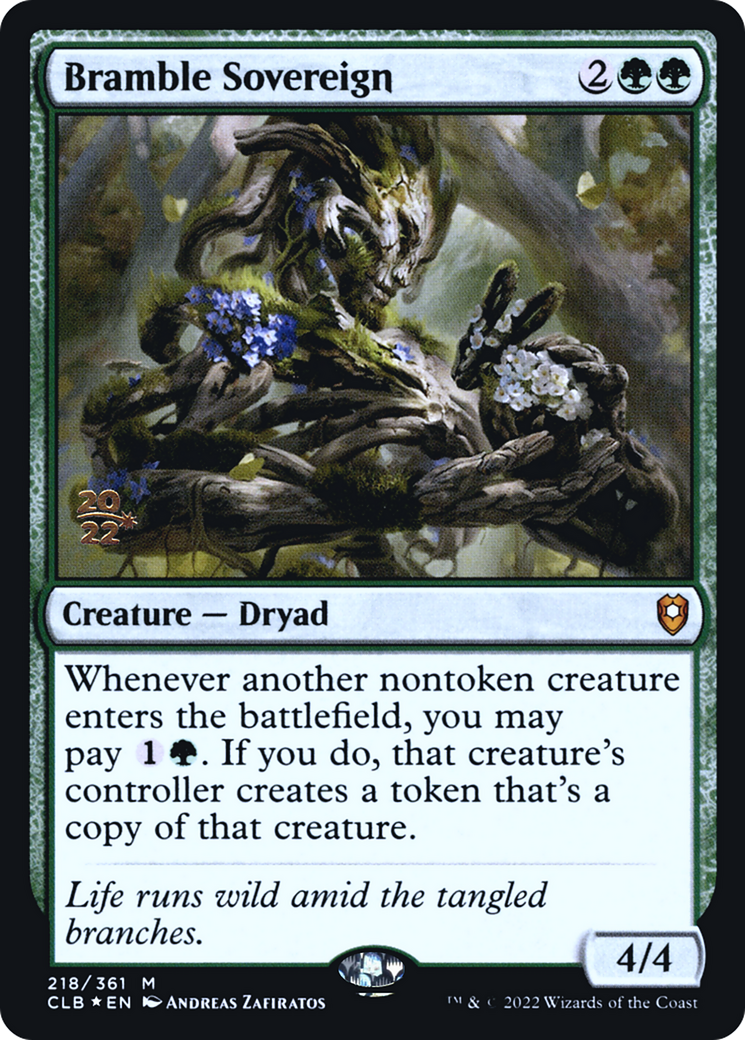 Bramble Sovereign (PRE-218) [Battle for Baldur's Gate Promos] Foil