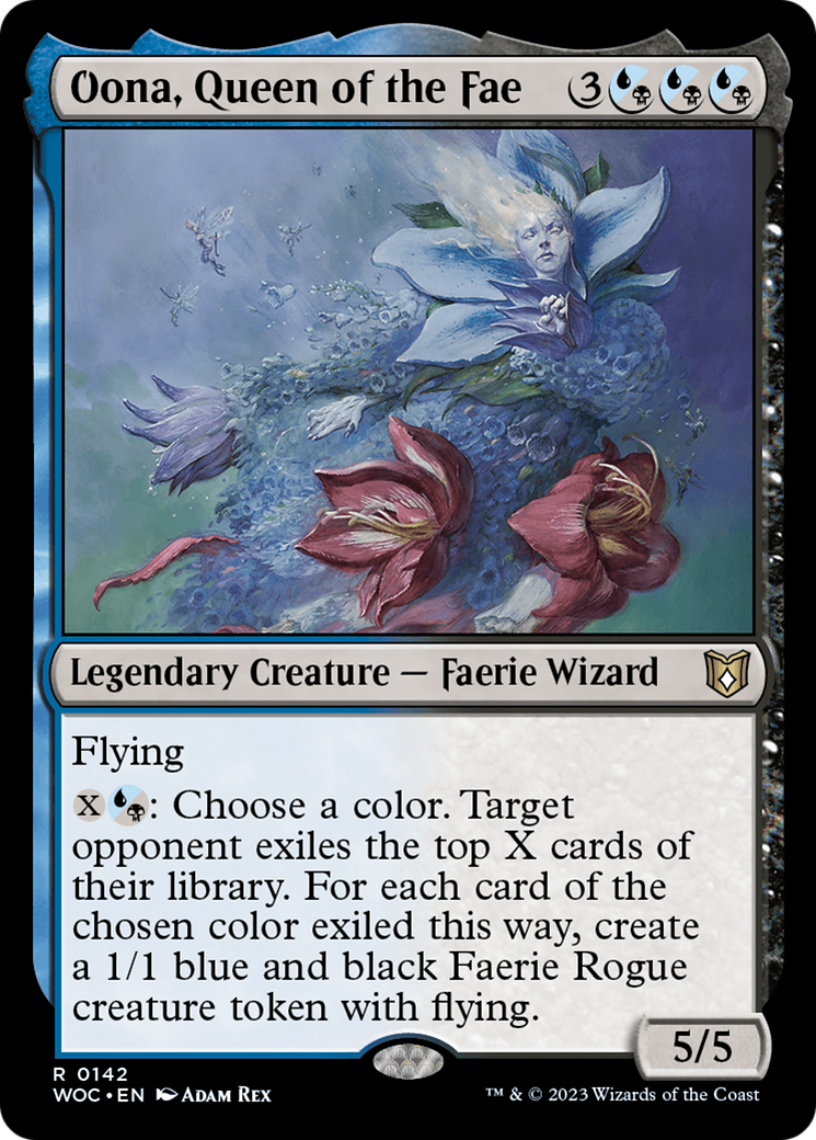 Oona, Queen of the Fae (WOC-142) [Wilds of Eldraine Commander]