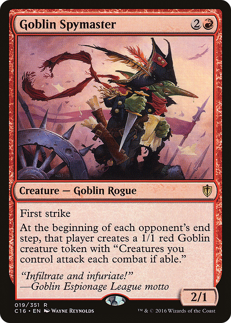 Goblin Spymaster (C16-019) [Commander 2016]