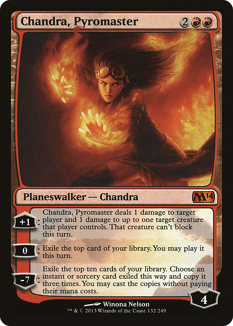 Chandra, Pyromaster (M14-132) [Magic 2014] Foil