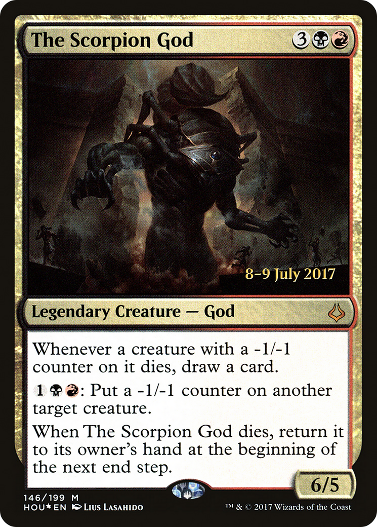 The Scorpion God (PRE-146S) [Hour of Devastation Promos] Foil