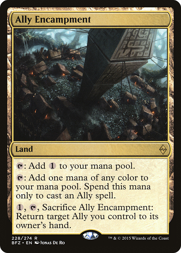 Ally Encampment (BFZ-228) [Battle for Zendikar]