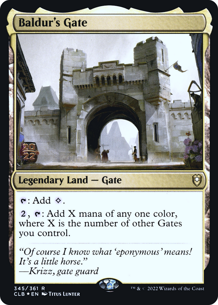 Baldur's Gate (PRE-345) [Battle for Baldur's Gate Promos] Foil
