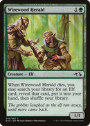 Wirewood Herald (DD3-016) [Duel Decks Anthology: Elves vs. Goblins] Foil