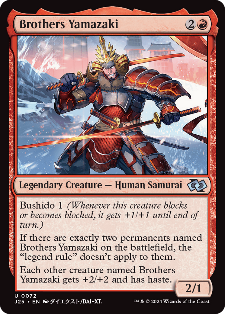 Brothers Yamazaki (J25-072) [Foundations Jumpstart]