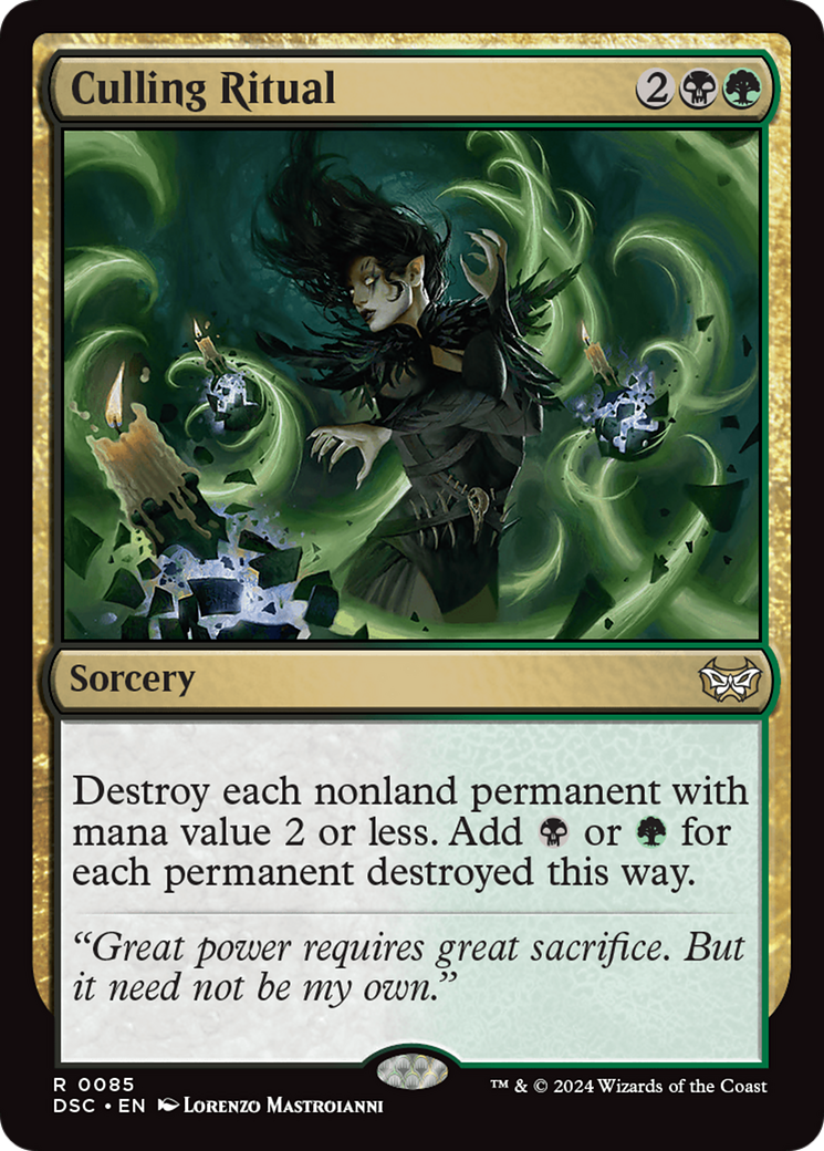 Culling Ritual (DSC-085) [Duskmourn: House of Horror Commander]