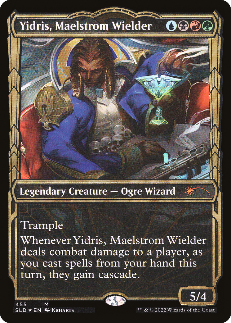 Yidris, Maelstrom Wielder (Gilded Foil) (SLD-455) (Showcase) [Secret Lair Drop] Foil