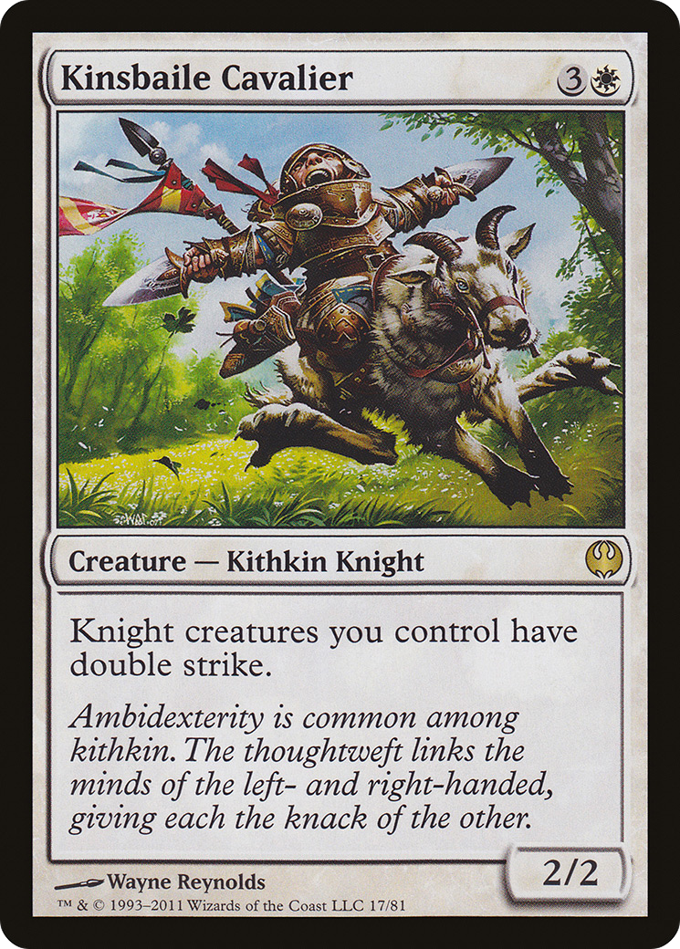Kinsbaile Cavalier (DDG-017) [Duel Decks: Knights vs. Dragons]