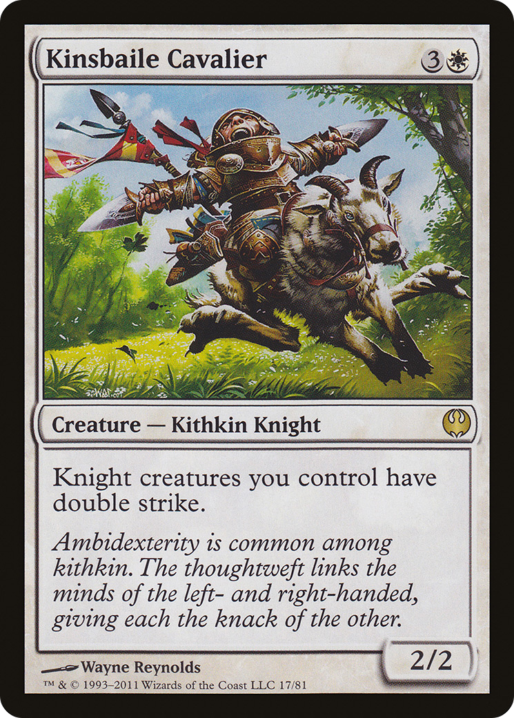 Kinsbaile Cavalier (DDG-017) [Duel Decks: Knights vs. Dragons]