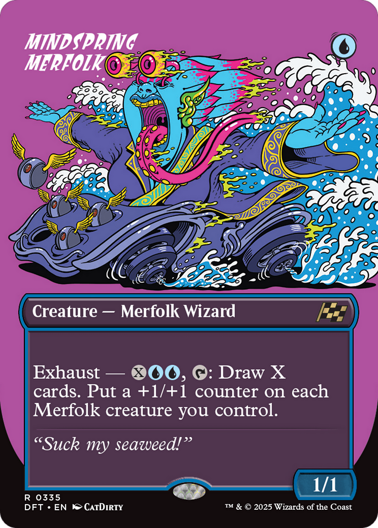 Mindspring Merfolk (DFT-335) [Aetherdrift] (Borderless)